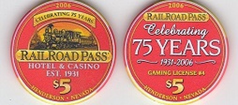 Railroad Pass Casino Chips